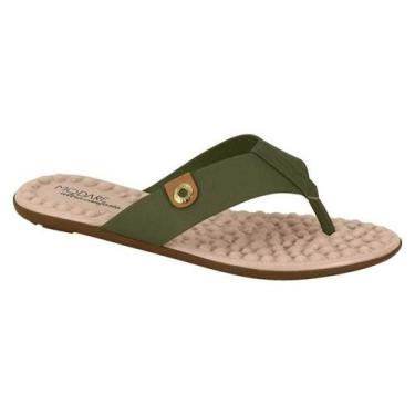 Imagem de Sandália Rasteira Ortopédica Modare Ultra Conforto Ref 7163.131, Verde