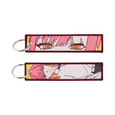 Imagem de Chaveiro Unissex De Anime Bordado Para Motocicletas E Carros Acessório