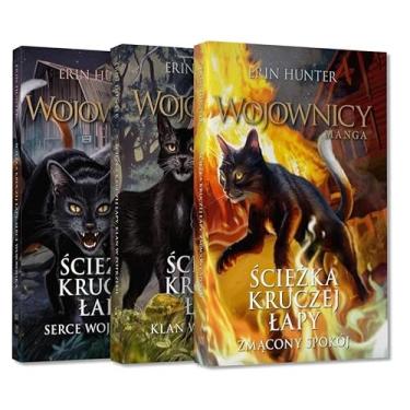 Imagem de Pakiet Wojownicy. Manga. Sciezka Kruczej Lapy: Zmacony spokoj / Klan w potrzebie / Serce wojownika
