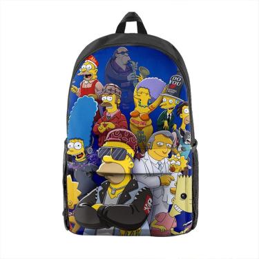 Imagem de Mochila Simpsons Homers J Simpsons Barts Simpsons Cartoon