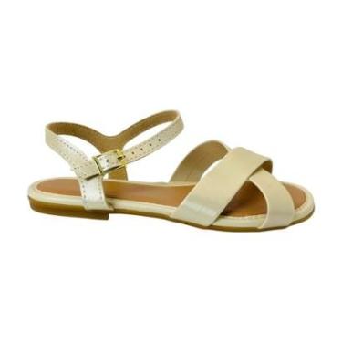 Imagem de Sandália Molekinha Infantil Napa Metalizado Tamisa Neo-Feminino