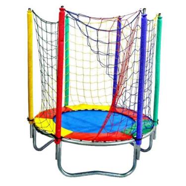 Imagem de Cama Elástica Pula Pula Trampolim 1,40m Nacional Premium Aventura e Al