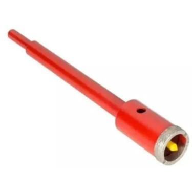 Imagem de Serra Copo Broca Diamantada 20mm Com Haste E Pino Guia Perfurar Porcel