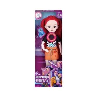 Imagem de Boneca KPop De 12 Polegadas Com Tema De Olhos 3D, Brinquedo Móvel Com 