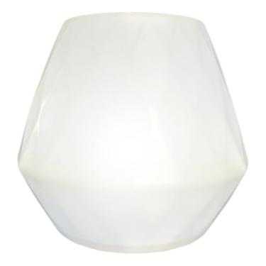 Imagem de Banco Seat Garden Diamante Iluminado LED RGB Para Jardim Interno e Externo 50x45x35 cm Branco