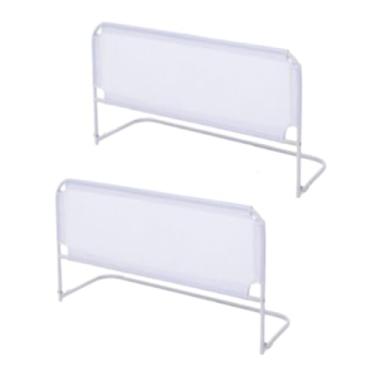 Imagem de Grade De Cama Proteção Para Cama - 3 tamanhos: Pequena, Média OU Grande (2 BRANCAS 88x54)