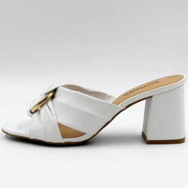 Imagem de Tamanco Bottero Slide Salto Bloco Feminino-Feminino