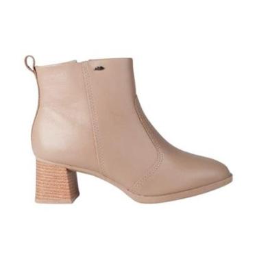 Imagem de Bota Couro Dakota Cano Curto Feminino Salto Bloco-Feminino
