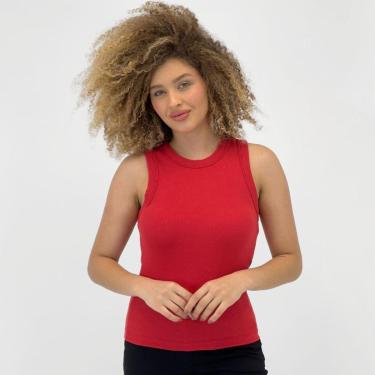 Imagem de Blusa Hering Regata Básica Canelada Feminina-Feminino