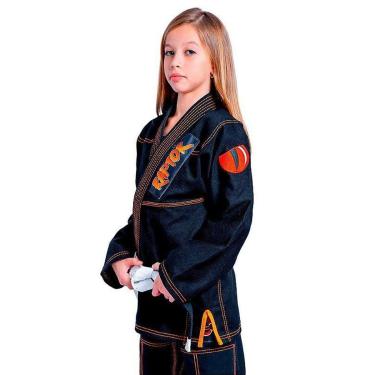 Imagem de Kimono Jiu Jitsu feminino Infantil Preto Raptor | Edição Limitada Anime-Feminino