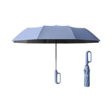 Imagem de Guarda-chuva Automático Extra Grande Para Homens Com Fecho De Anel, Re