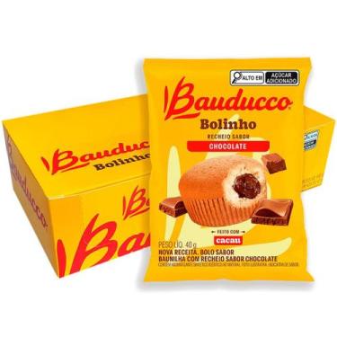 Imagem de Bolinho Bauducco Baunilha com Recheio de Chocolate 16x40g