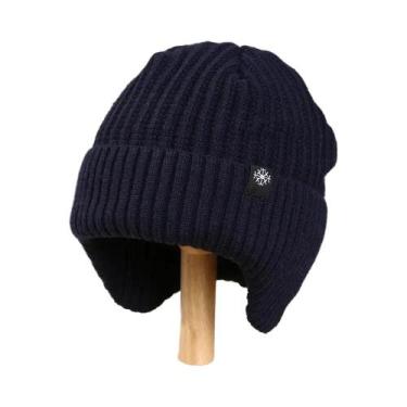 Imagem de Boné Masculino De Inverno Com Forro De Pele Sintética, Gorro De Malha 