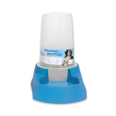Imagem de Bebedouro Alvorada Praticão Auto Azul para Cães 6,5l