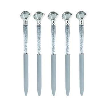 Imagem de Conjunto Elegante De 5 Canetas Com Cristais Para Presentes De Escritór