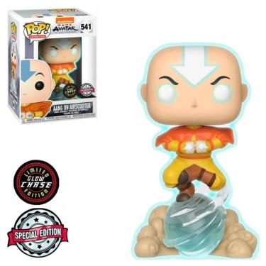 Imagem de Funko Pop Avatar 541 Aang On Airscooter Glow Chase Limited
