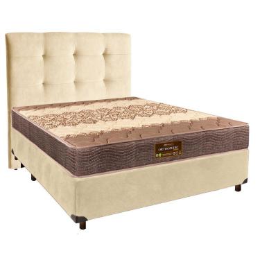 Imagem de Kit Cabeceira + Cama Box + Colchão Casal D26 Ortophedic Sankonfort