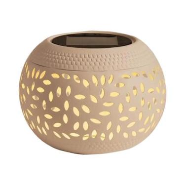 Imagem de Luminária De Mesa LED Solar Para Exterior, Lanterna Decorativa De Meta