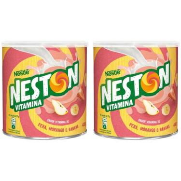 Imagem de Kit Cereal Matinal Vitamina de Pera  - Morango e Banana Neston Vitamin