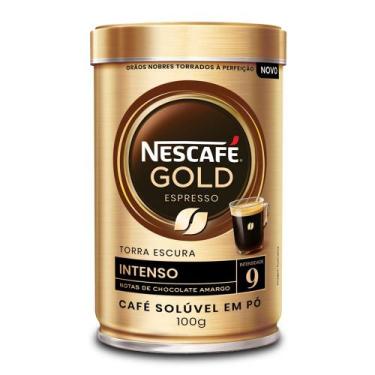 Imagem de Café Solúvel Nescafé Gold Espresso Intenso Lata 100g, 100g