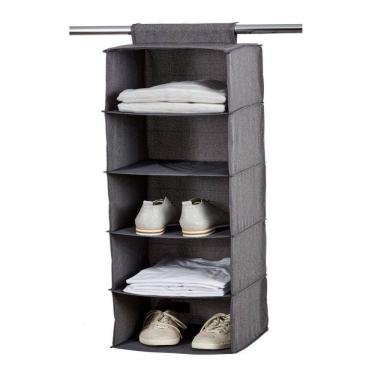 Imagem de Sapateira Para Guarda Roupa Organizador Com 5 Prateleiras Multiuso