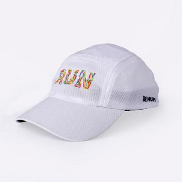 Imagem de Boné para Corrida HUPI Run Colors Branco, Branco