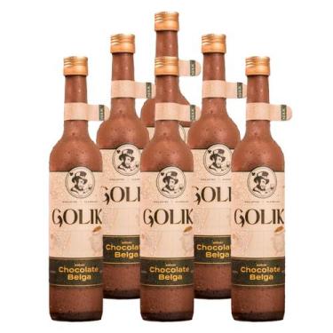 Imagem de Licor de Chocolate Belga Golik 750ml 6 Unidades