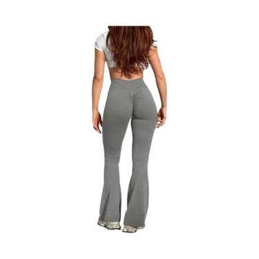 Imagem de Leggings De Yoga Femininas De Cintura Alta Com Efeito Levanta Bumbum P