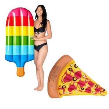 Imagem de Boia Inflável Colchão Gigante Piscina Picolé Pizza Abacaxi Praia - SUM