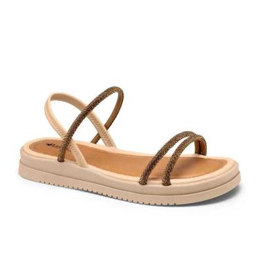 Imagem de Sandália Feminina Mississipi Flatform Tiras Brilhantes