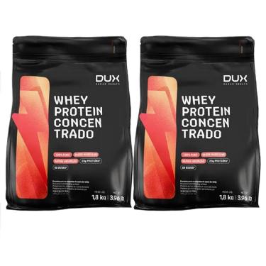 Imagem de Kit 2X Whey Protein Concentrado - 1800g Refil Cookies - Dux Nutrition-Masculino
