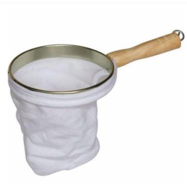 Imagem de Coador De Cafe De Pano Algodão 11cm Com cabo - 2 Unidades - Esperança