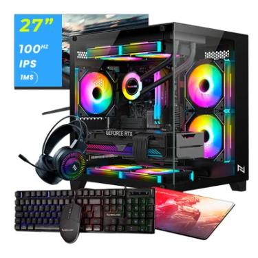 Imagem de PC Gamer Completo Ryzen 5 5600gt, 16gb 3200mhz, (radeon Vega 7 Integrado), A520m Dx, SSD 480GB, 500w 80 Plus, Monitor 27 100hz, Neologic - Nli89110