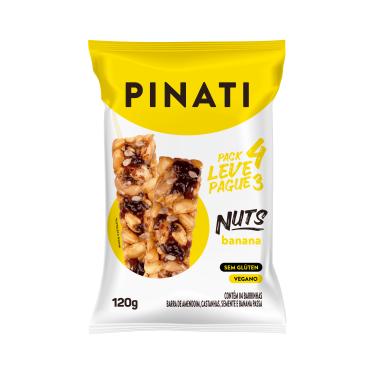 Imagem de Barra Nuts Sabor Banana 30g - Pinati