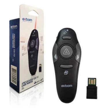 Imagem de Apresentador Laser Point Multimidia Sem Fio  Slide Lpt-8 Exbom
