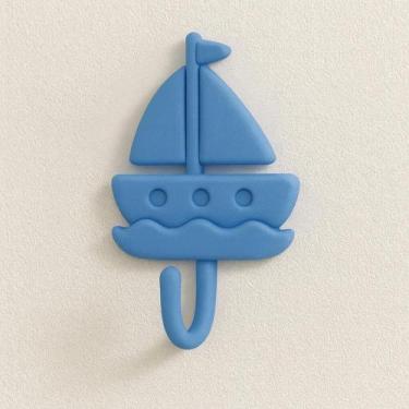 Imagem de Gancho Adesivo Suporte Parede Toalha Rosto Porta Chaves Objetos Bolsas