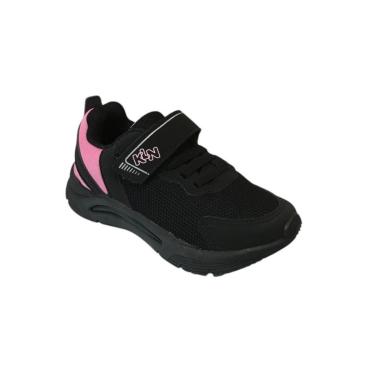 Imagem de Tênis Infantil Menina Klin New Sport Preto/Rosa 480073-Feminino