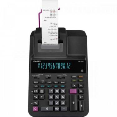 Imagem de Calculadora Com Bobina Dr-120r-bk Preta Casio