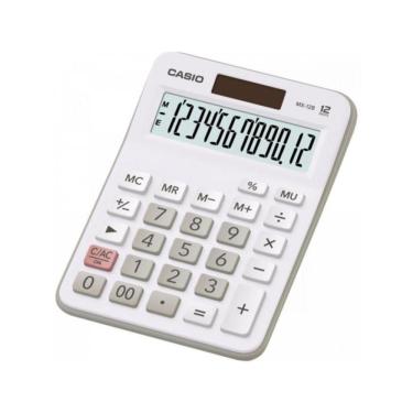 Imagem de Calculadora De Mesa Casio Mx12b-we 12 Dígitos Branca