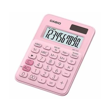 Imagem de Calculadora De Mesa 10 Dígitos Com Cálculo De Horas Ms-7uc-pk-n-dc Rosa