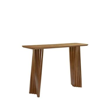 Imagem de Aparador Itália Reto MDF 140x40CM Mel com Tampo Retangular Laminado para Sala