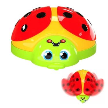 Imagem de Brinquedo Infantil Joaninha de Brinquedo Bate as Asas Interativo e Sensorial Vermelho Yeet