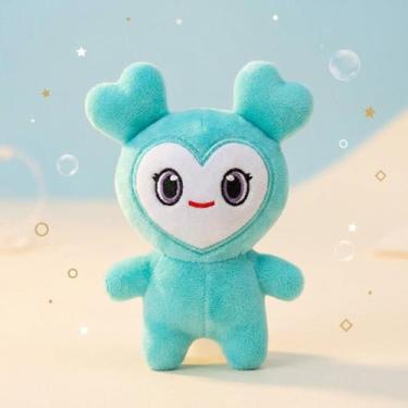 Imagem de Chaveiro de Pelúcia K-Pop TWICE Lovely Momo 10cm  Colecionável, Verde 
