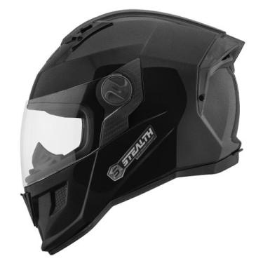 Imagem de Capacete Moto Fechado Stealth Solid Brilhante Pro Tork Seguro Confortá