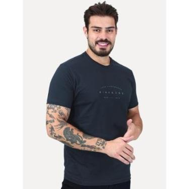 Imagem de Camiseta King & Joe Masculina Arc From Everywhere Perolado Azul Marinho-Masculino