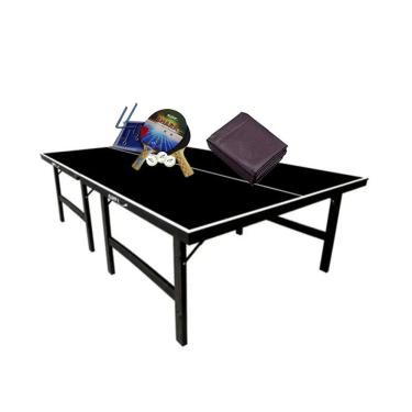 Imagem de MESA PING PONG COR PRETA MDP 15mm 1010 KLOPF + KIT Completo 5031 + Capa