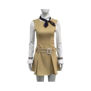 Imagem de Fantasia De Cosplay M3GAN 2.0 Para Adultos, Vestido Uniforme Marrom Pa
