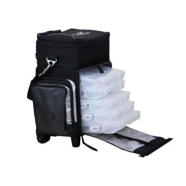 Imagem de Bolsa mochila sumax sm-11098 para iscas - carretilhas - apetrechos c/ 