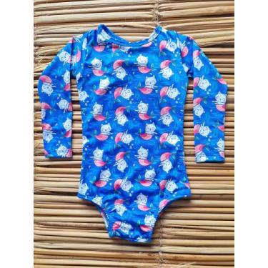 Imagem de Maiô manga longa UV50+ - Ohana Fashion, Gatos sereia, 4