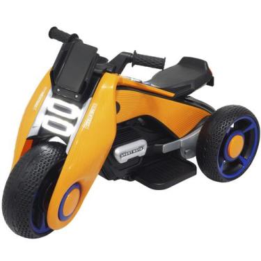 Imagem de Mini Moto Elétrica 6V Triciclo Futurista Criança Infantil Led Som Usb 
